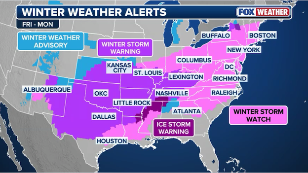 2,000+ mile swath of America now under a winter weather alert