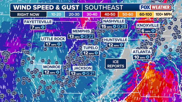 Power outages plague Tennessee as winds take down more trees