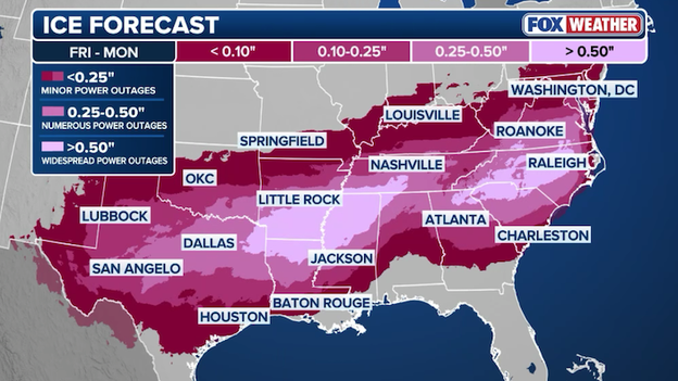 Crippling ice could take out power for days