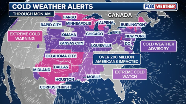 200 million Americans now under some type of cold weather alert