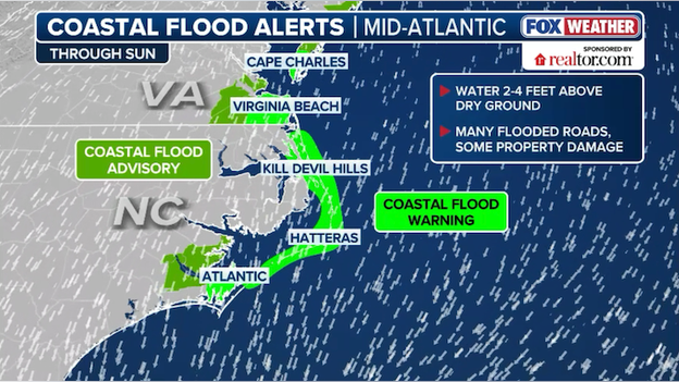 Eastern North Carolina braces for life-threatening coastal flooding overnight