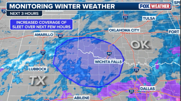 Sleet, freezing rain threat increasing over North Texas
