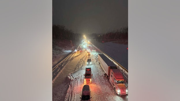 Dozens of vehicles stranded after winter weather prompts I-85 closure in North Carolina