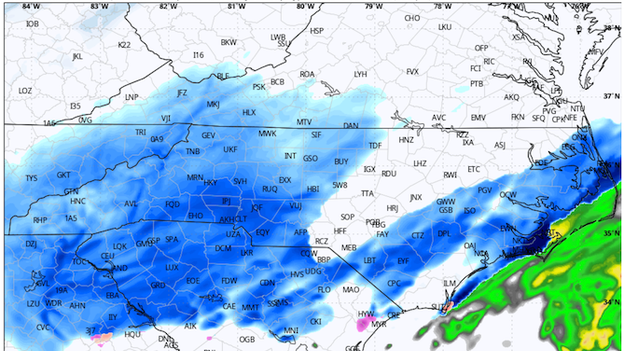 Analysis: how Raleigh, North Carolina could 'bust' the snow forecast