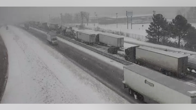 Upstate gridlock as heavy snow makes Greenville travel extremely dangerous