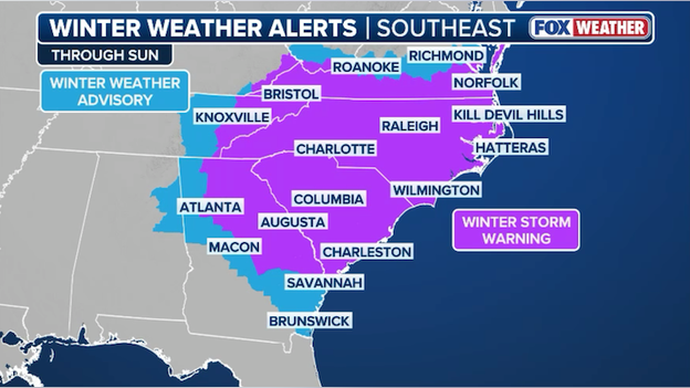 Carolinas under siege by rapidly intensifying nor'easter