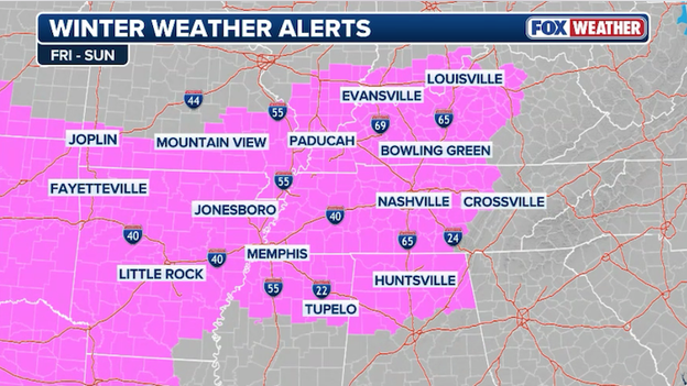 New winter weather alerts issued in the Mid-South