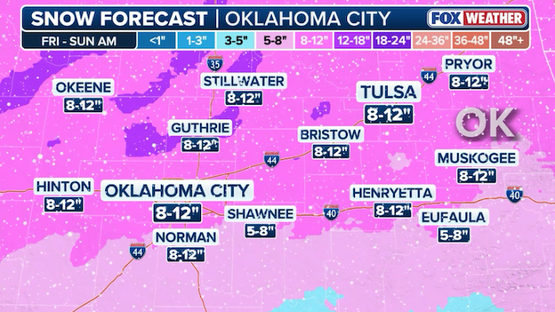 OKC gearing up for a foot of snow