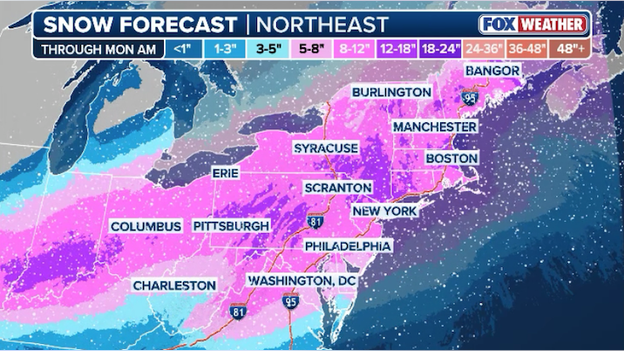 Northeast preparing for the most snow in years