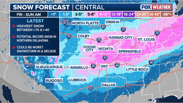 Kansas City bracing for big snow