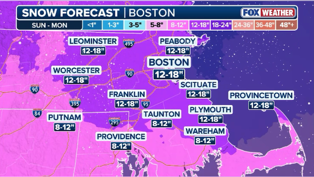 Boston to get bombed with snow from massive winter storm