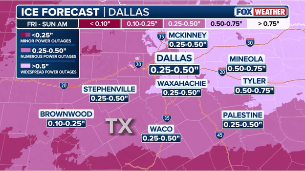 Dangerous ice could cripple Dallas-Fort Worth Metroplex