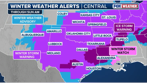 Ice Storm Warning issued for Austin, Texas as ice threat increases