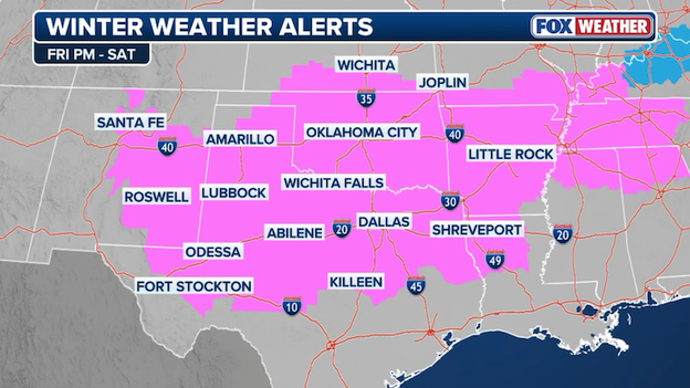 Winter Storm Watches issued for 12 states