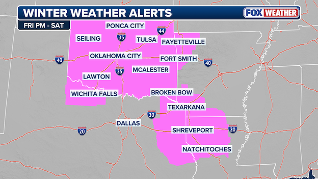 Winter Storm Watch issued for most of Oklahoma