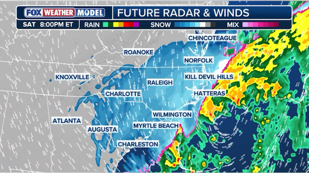 Preps underway for blizzard on the beach in North Carolina this weekend