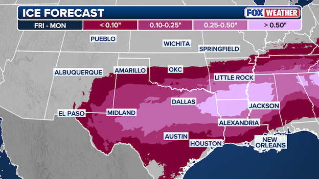 Ark-La-Tex region on alert for dangerous ice