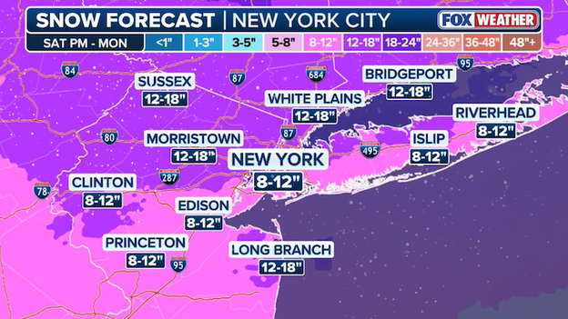Sleet spells trouble for New York City snow forecast