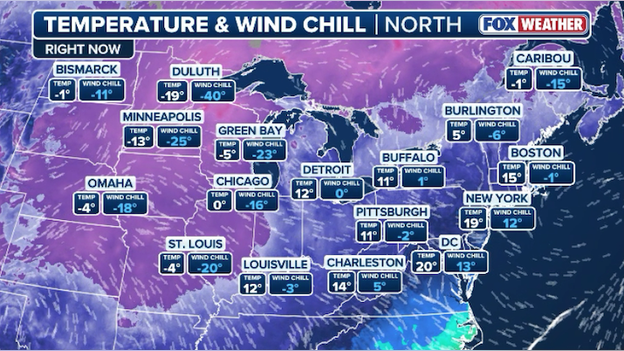 Vicious cold hampers snow removal efforts in the Northeast