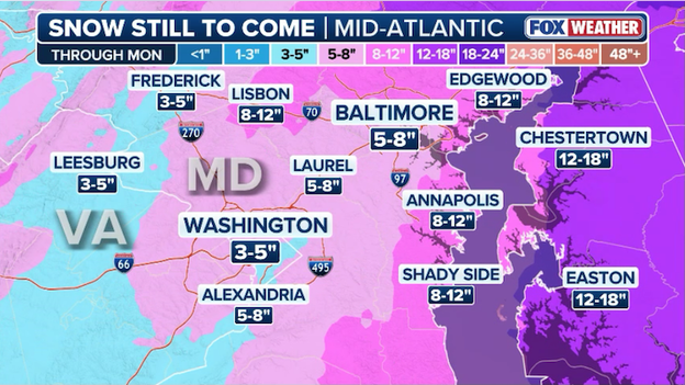 D.C. and Baltimore dodge the 'monster': why the worst of the blizzard is bypassing the Beltway