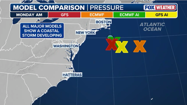 Analysis: How new 12z model runs are redefining Monday morning’s commute for the Northeast