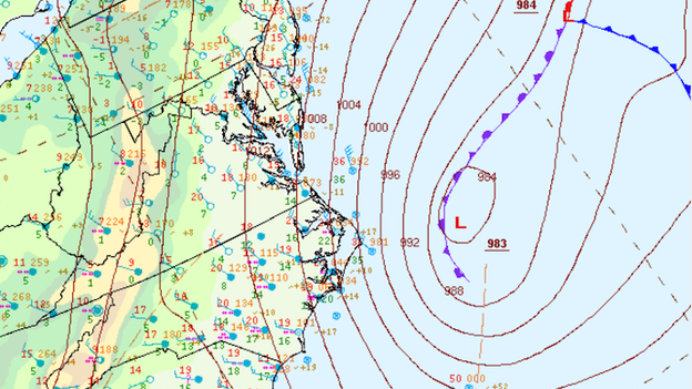 It's official: the nor'easter has 'bombed out' over the Atlantic