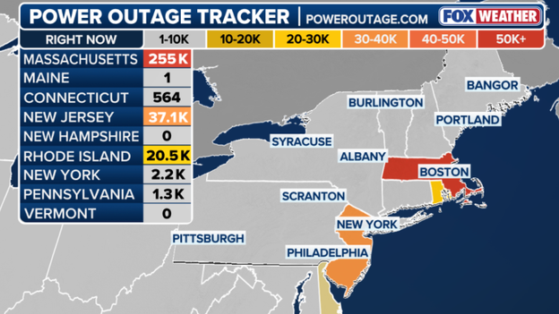 Over 350,000 Americans remain without power as millions dig out from heavy snow