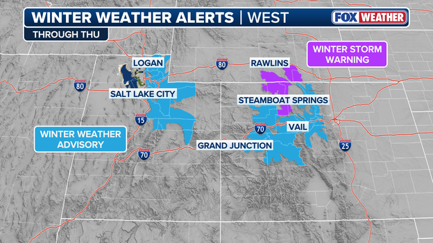 Snow-starved Utah and Colorado receiving much-needed snow