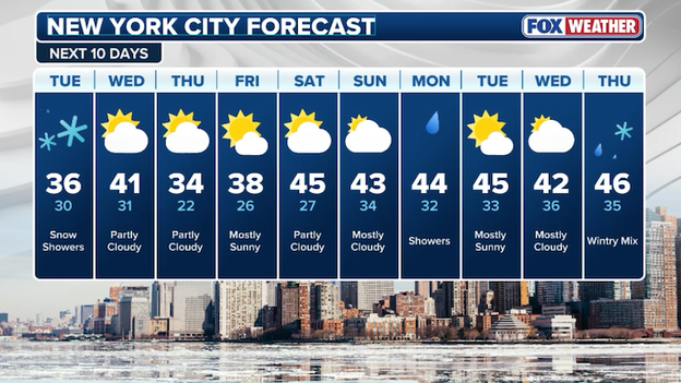 New York City emerges from coldest day in years as major thaw ignites