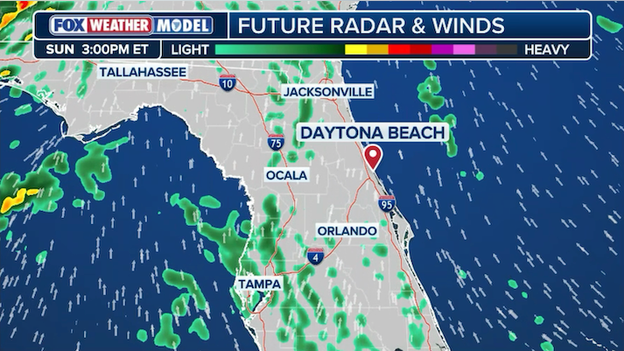 Daytona 500 officials are bracing for potential weather disruptions