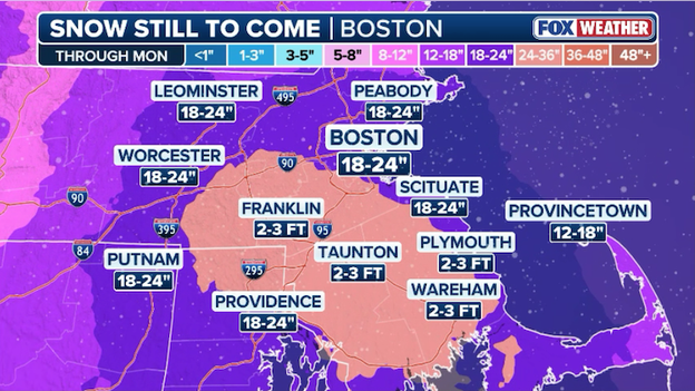 Wicked big storm! Boston braces for 2 feet of snow and 60 mph gusts