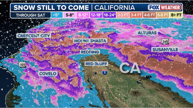 Massive Sierra snowstorm takes aim at California’s snowpack deficit