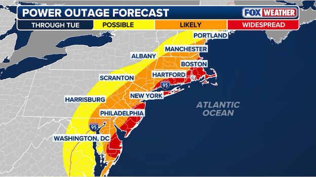 Millions at risk for power failures as heavy snow and 70 mph winds arrive