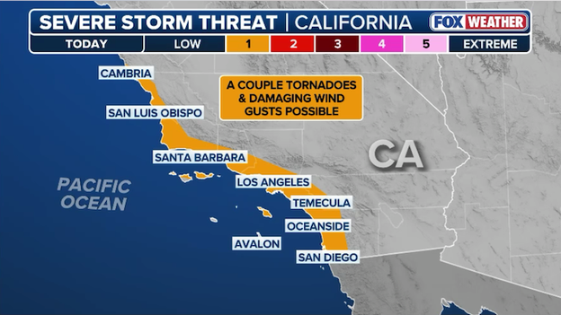 Analysis: Rare winter tornado threat targets Southern California