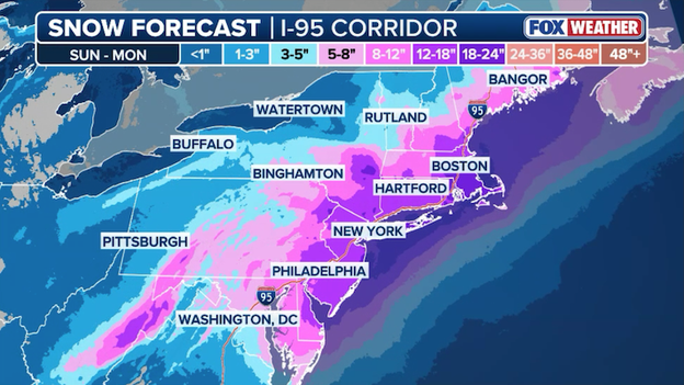 Historic blizzard to bury Northeast, 2 feet possible in 'bomb cyclone’