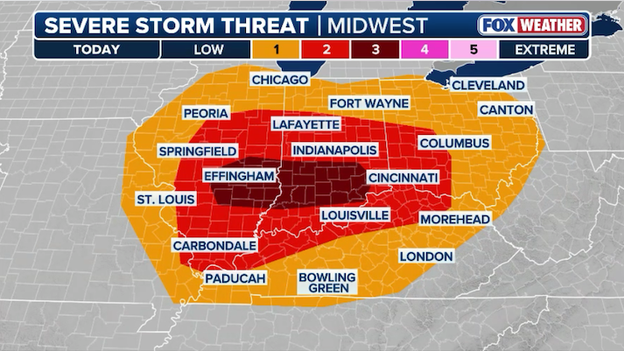 Tornado threat and 60 mph winds: timing today’s severe weather in the Ohio Valley