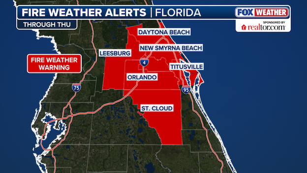 Fire Weather Warning issued as 'tinderbox' conditions threaten Central Florida