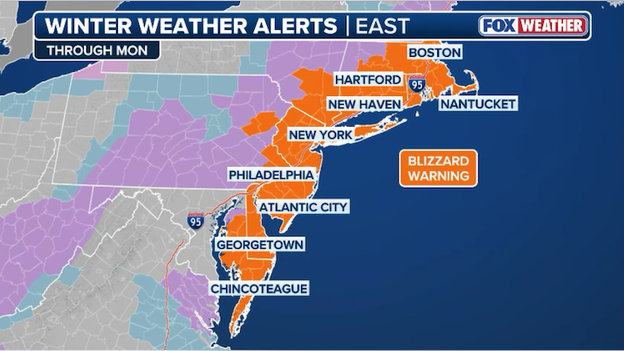 Blizzard Warnings expand as threat increases across Connecticut & Massachusetts