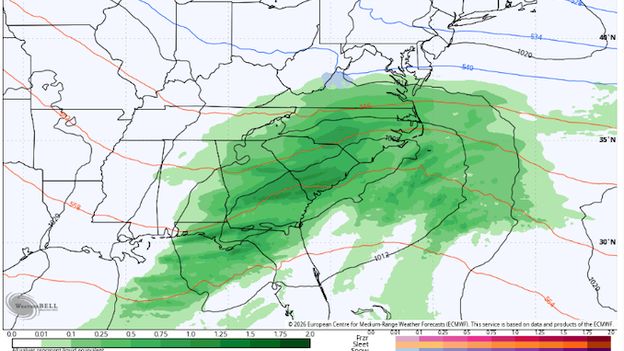 Analysis: Weekend storm trends toward rain, no snow for millions along the East Coast