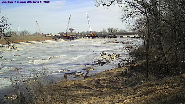 Nebraska remains on alert for sudden ice jam flooding