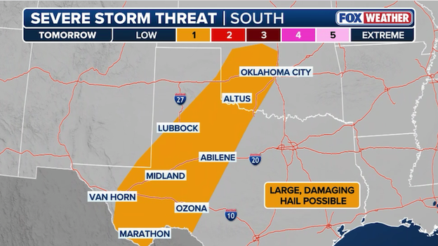New data shifts severe storm risk into Oklahoma City for Friday