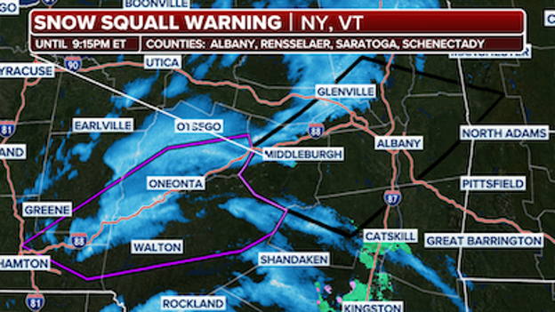 Over 1 million people under Snow Squall Warnings