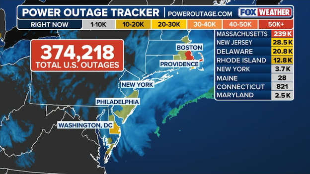 Cold recovery as thousands remain in the dark across the Northeast