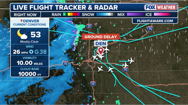 Big delays expected at Denver International Airport as high winds hit Colorado