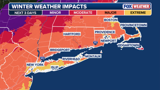 Extreme Impact Zone expanded to include NYC and Boston