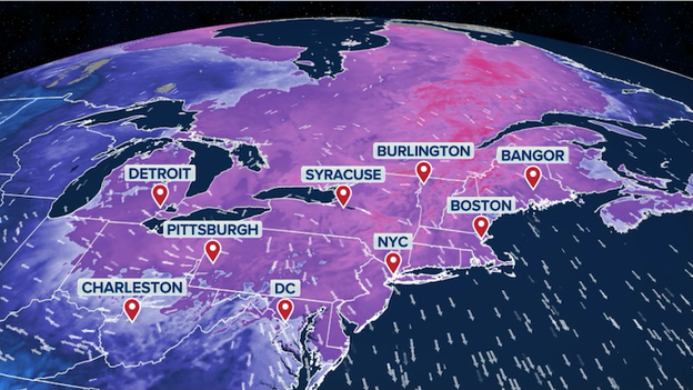 Dangerous cold grips the Northeast this morning