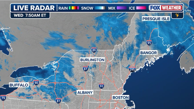 Clipper system leaves slick roads across New England after overnight snow