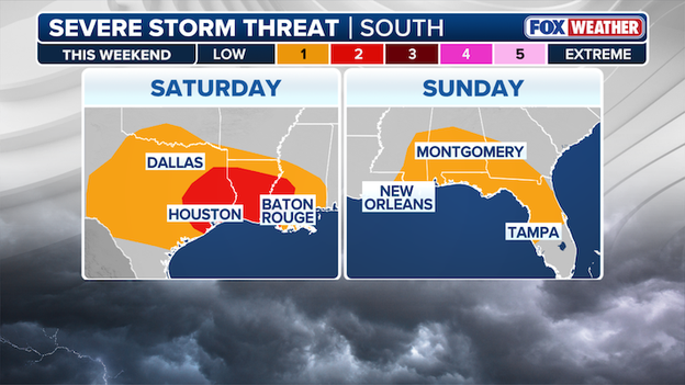 Stay with FOX Weather as severe weather ramps up through the weekend