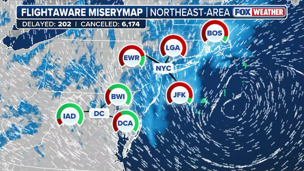 Air travel in chaos: 19,000 U.S. flights disrupted by historic blizzard