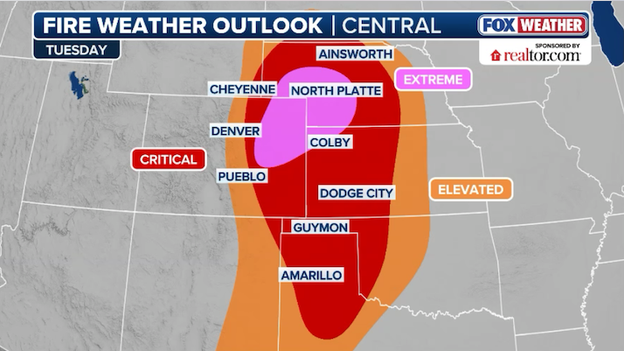 Millions at risk as tinderbox conditions and extreme fire danger explode across the Plains